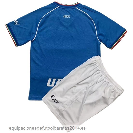 Nuevo 1ª Conjunto De Hombre Napoli 23/24 Azul Blanco Baratas